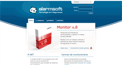 Desktop Screenshot of alarmsoft.com.br