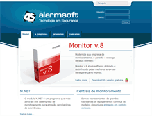 Tablet Screenshot of alarmsoft.com.br